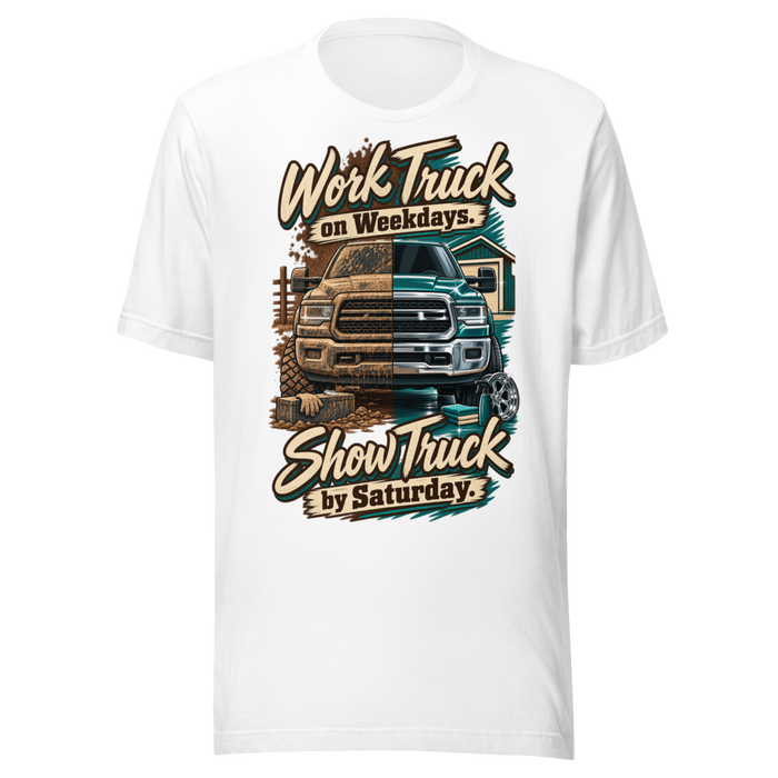 Work Truck Show Unisex T-Shirt product mockup