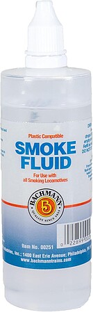 Bachmann Williams Smoke Fluid 4.5 fl oz bottle, item 00251