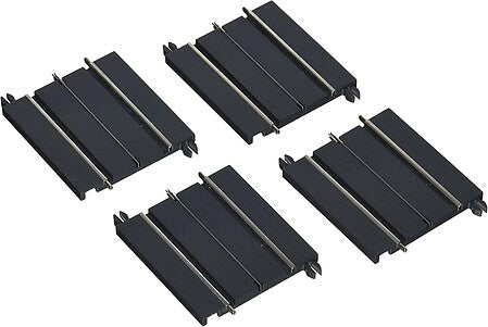 Bachmann E-Z Street 2.5" Straight-to-Straight Track 4-Pack – O Scale