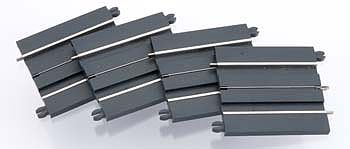 Bachmann E-Z Street 2.5" Curve-to-Curve Connector Track 4-Pack – O Scale