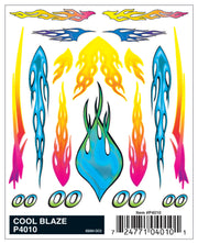 PineCar P4010 Cool Blaze dry transfer
