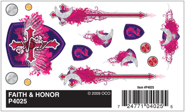 PineCar P4025 Faith & Honor dry transfer