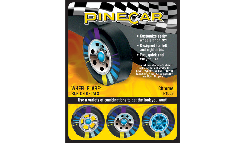PineCar P4063 Chrome Wheel Flare