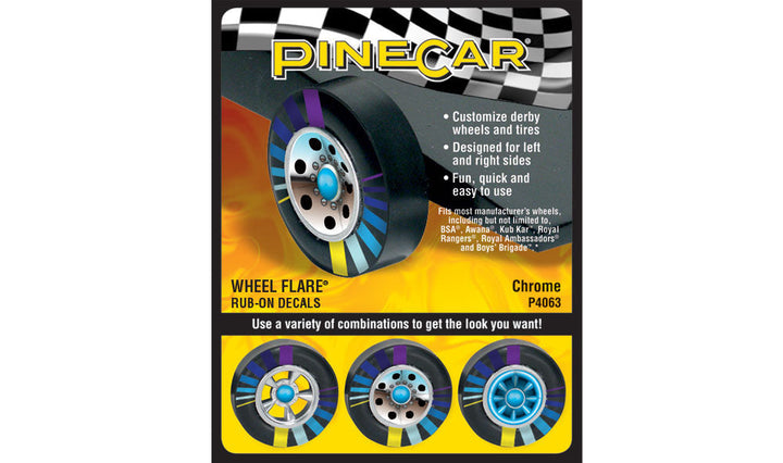 PineCar P4063 Chrome Wheel Flare