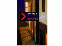 Miller Engineering 64811L Amtrak Station Sign HO/O Left Mount product view