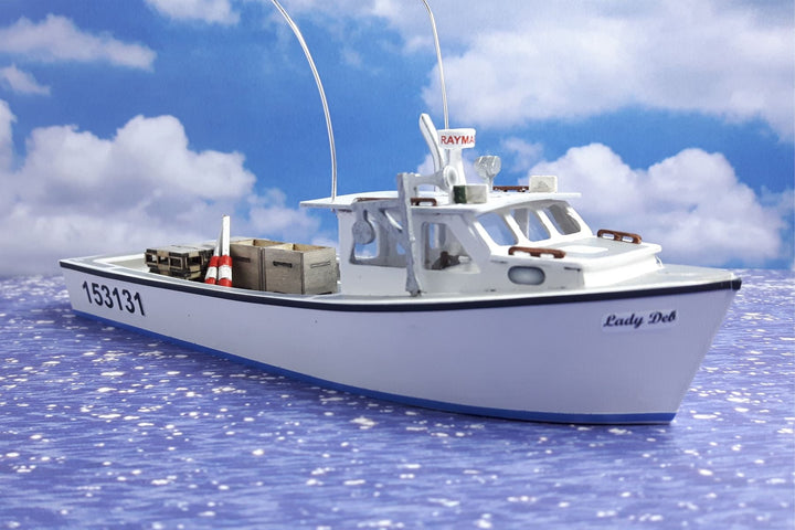 Osborn Model Kits 1123 Northumberland Strait lobster boat built example