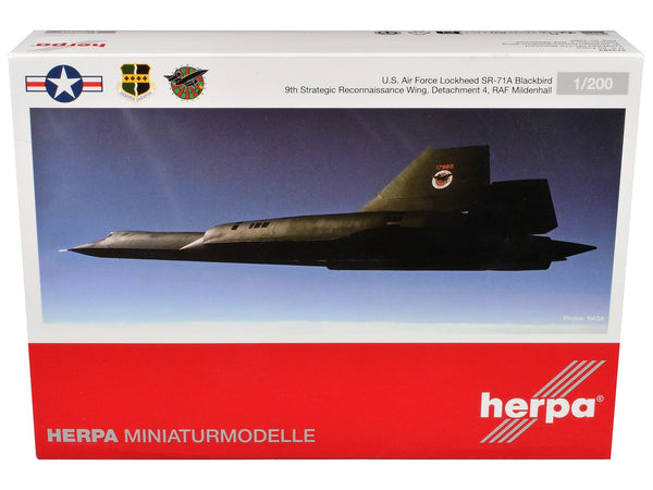 Lockheed SR-71A Blackbird Stealth Aircraft United States Air Force | Herpa 1:200