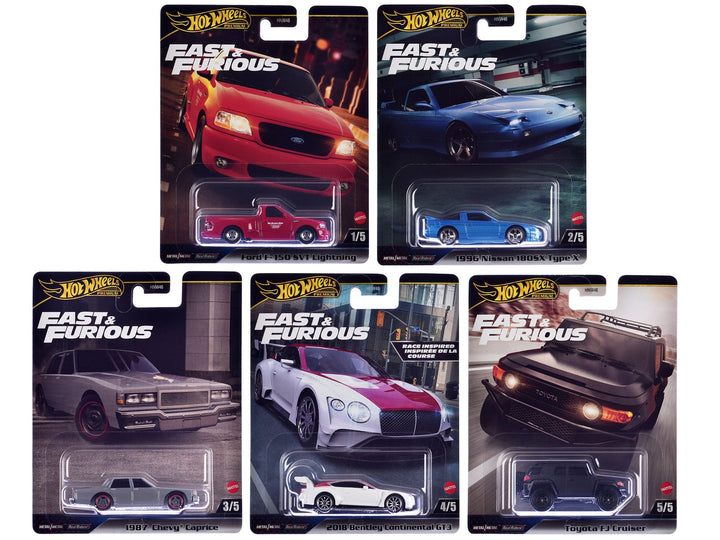 "Fast & Furious" 2024 5-Piece Set H – Hot Wheels