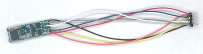NCE N14SRP Narrow Generic Decoder 1 Amp 4 Functions NMRA 8 Pin Plug, manufacturer image, item 0132
