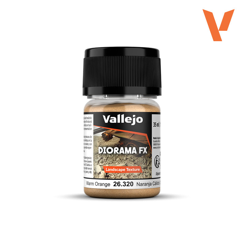 Vallejo 26.320 Diorama FX Warm Orange 0.1-1 mm