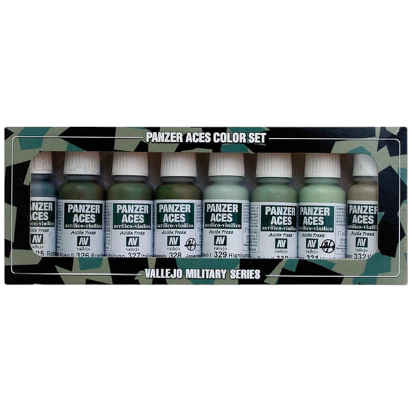 Vallejo Panzer Aces 70.127 Russian Italian and Japanese Tank Crew Uniform paint set
