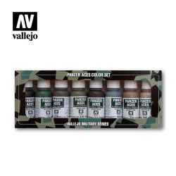 Vallejo 70.128 German Tank Crew Uniforms eight-color paint set