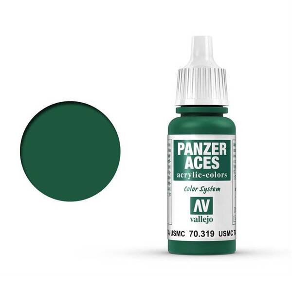 Vallejo Panzer Aces 70.319 USMC Tank Crew 17ml acrylic paint
