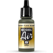Vallejo Model Air71.410 actual AII Zashchitnyi Camouflage Green paint bottle