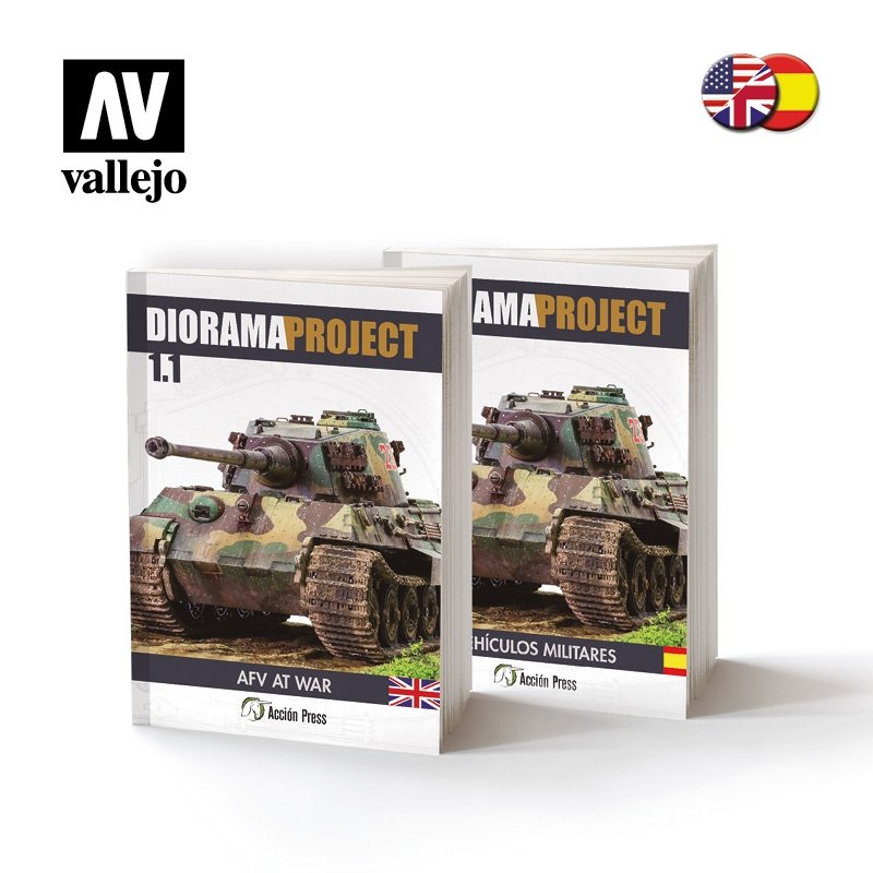 Vallejo 75030 Diorama Project 1.1 AFV at War book cover