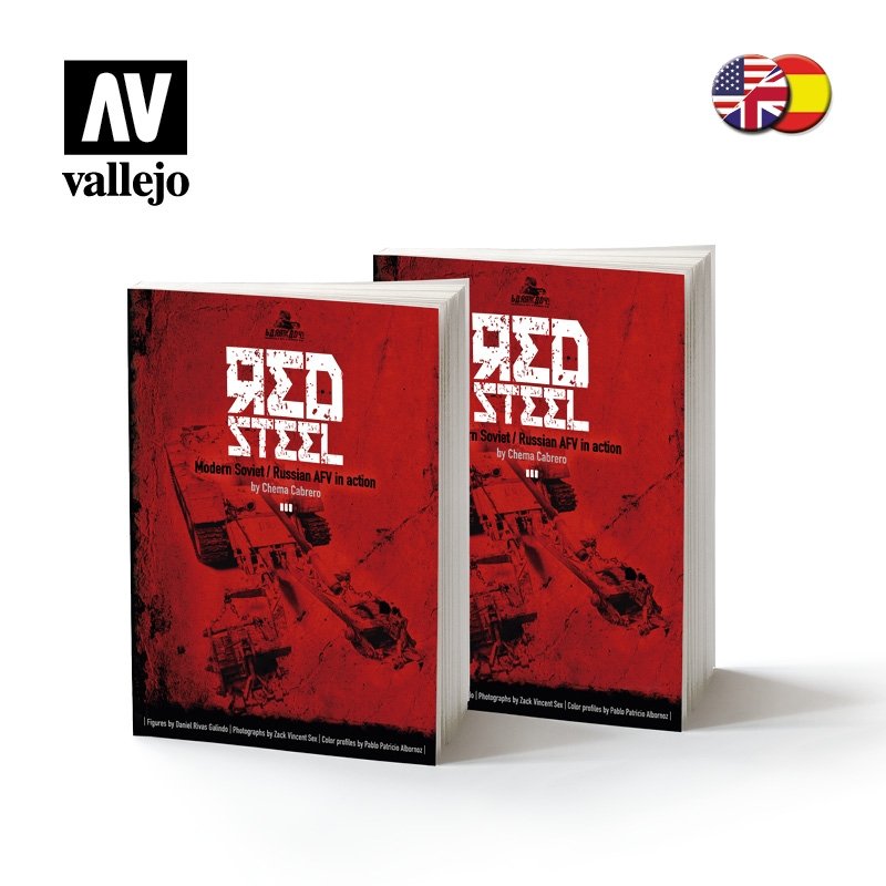 Vallejo 75043 Red Steel modeling book cover