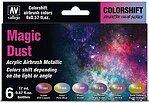 Vallejo 77090 The Shifters Magic Dust six-color paint set
