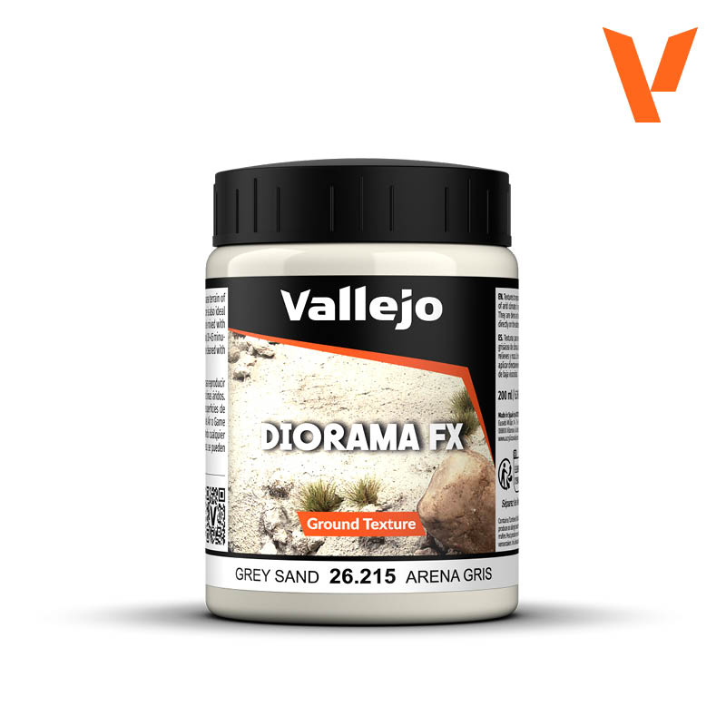 Vallejo Grey Sand Ground Texture Diorama Effect 200ml Bottle — exact product reference