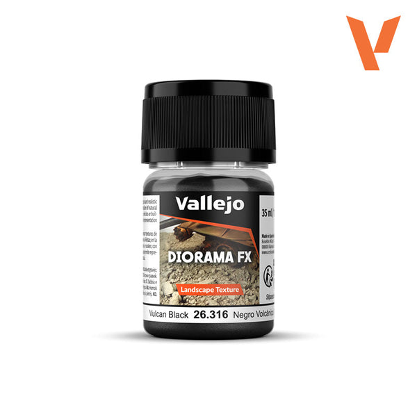 Vallejo Vulcan Black 0.1-0.6 mm 35ml Bottle