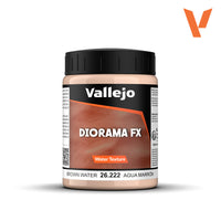Vallejo Brown Water Texture Diorama Effect 200ml Bottle– product image 1
