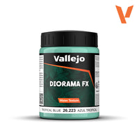 Vallejo Tropical Blue Texture Diorama Effect 200ml Bottle– product image 1