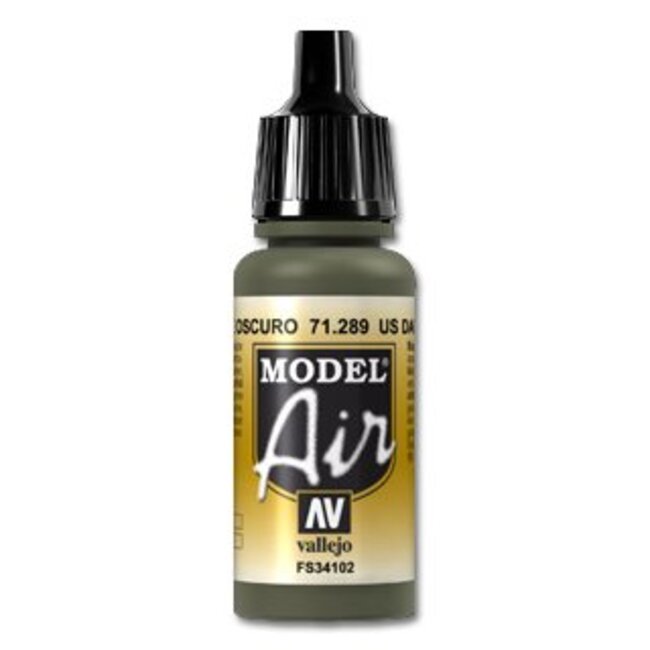 Vallejo Model Air 71.289 US Dark Green FS34102 17 ml bottle