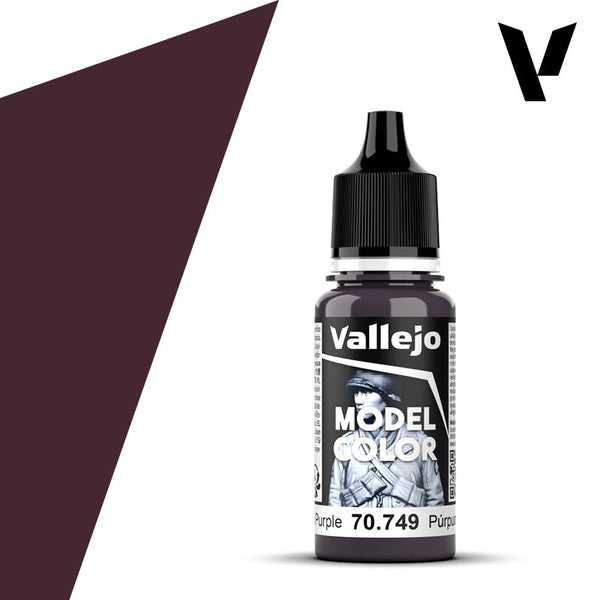 Vallejo Paint Model Color Dark Purple 18ml Bottle - 70749