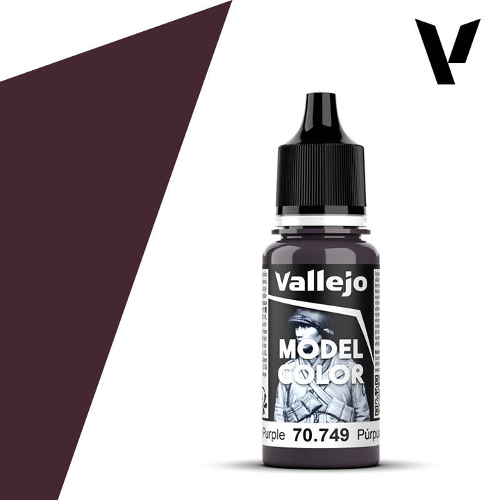 Vallejo Paint Model Color Dark Purple 18ml Bottle - 70749
