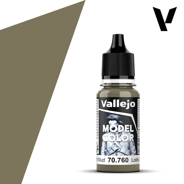 Vallejo Paint Model Color Light Mud 18ml Bottle - 70760