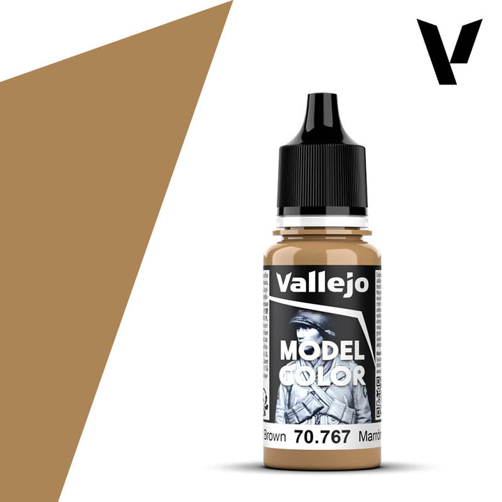 Vallejo Paint Model Color Desert Brown 18ml Bottle - 70767