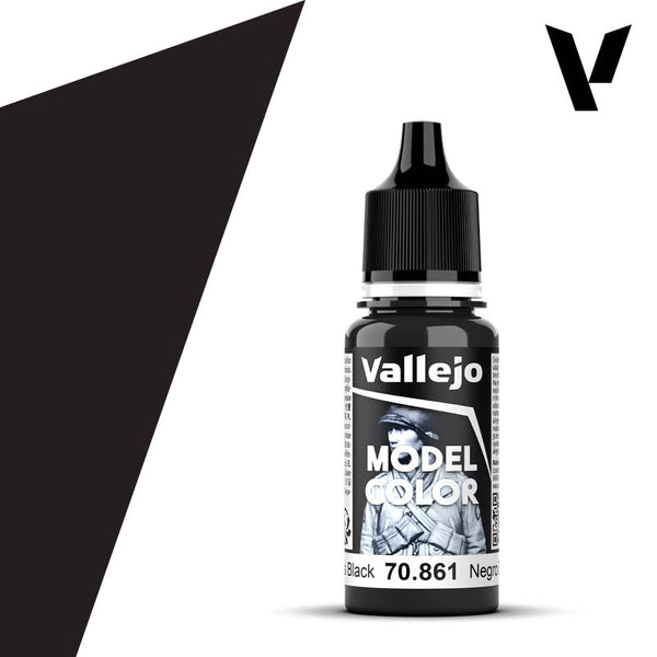 Vallejo Glossy Black Model Color 17ml — exact product reference