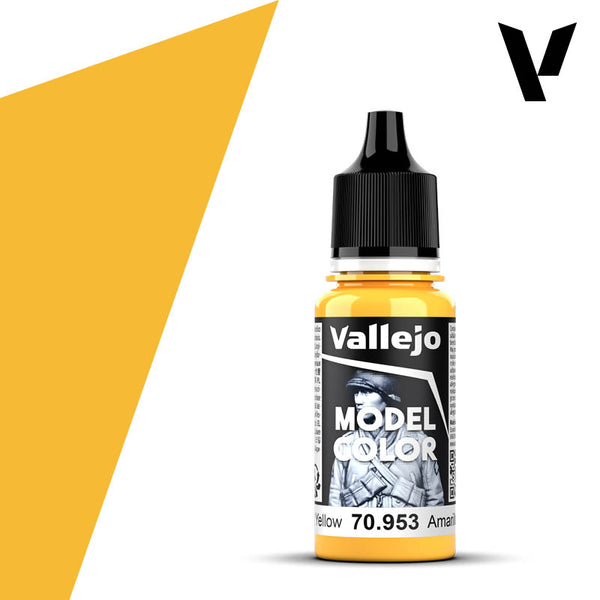 Vallejo Flat Yellow Model Color 17ml — exact product view