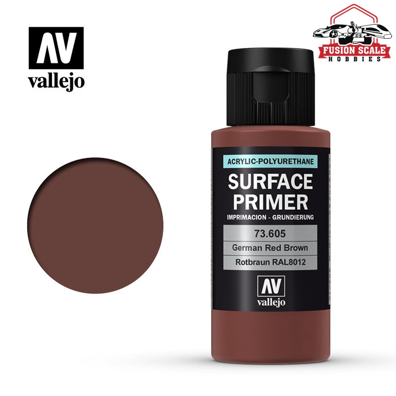 Vallejo German Red Brown RAL 8012 Surface Primer 60ml VLJ73605 — exact product reference