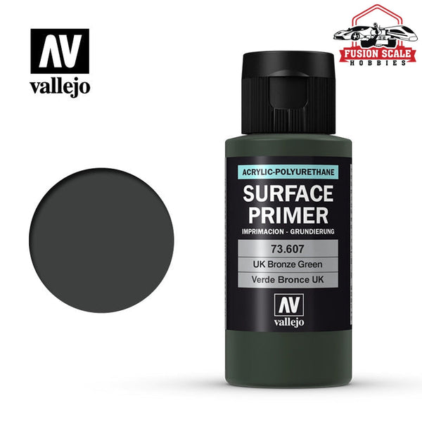 Vallejo UK Bronze Green Surface Primer 60ml VLJ73607 — exact product reference