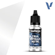 Vallejo Paint True Metallic Metal Sterling Silver Paint 17ml Bottle - 77101– product image 1