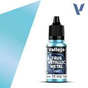 Vallejo Paint True Metallic Metal Hydra Turquoise Paint 17ml Bottle - 77112 — exact product reference