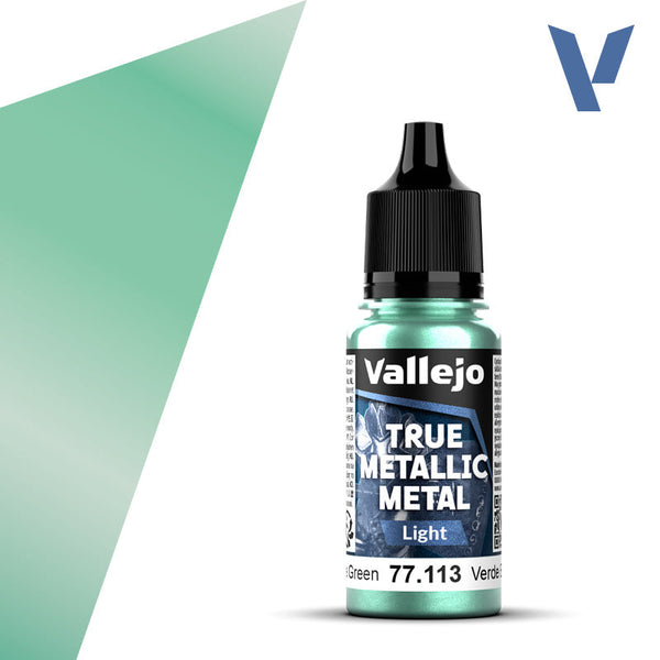 Vallejo Paint True Metallic Metal Beetle Green Paint 17ml Bottle - 77113