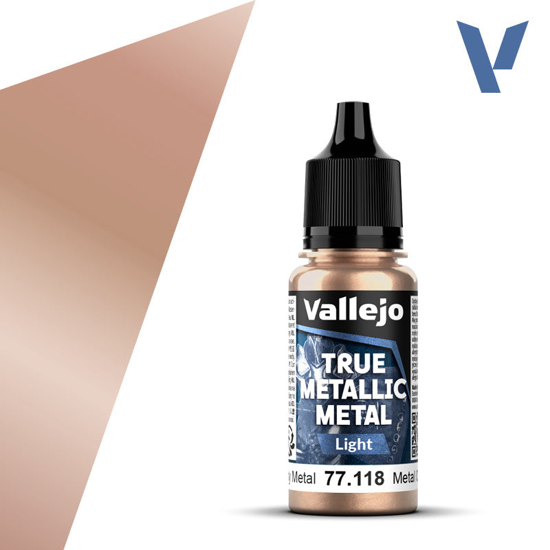 Vallejo Paint True Metallic Metal Rusty Metal Paint 17ml Bottle - 77118 — exact product reference