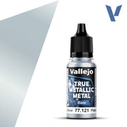 Vallejo Paint True Metallic Metal Base Sterling Silver Paint 17ml Bottle - 77121 — exact product reference