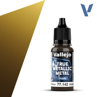 Vallejo Paint True Metallic Metal Shade Radiant Yellow Paint 17ml Bottle - 77142– product image 1