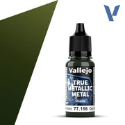 Vallejo Paint True Metallic Metal Shade Greenish Gold Paint 17ml Bottle - 77156 — exact product reference