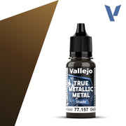 Vallejo Paint True Metallic Metal Shade Arcane Gold Paint 17ml Bottle – 77157 — exact product reference