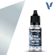 Vallejo Paint True Metallic Metal Airbrush Sterling Silver Paint 17ml Bottle – 77161 — exact product reference
