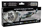 Vallejo Model Air Luftwaffe Colors 1941 to End-War set 71.166
