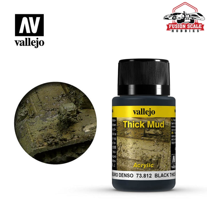 Vallejo Black Thick Mud Weathering Effect VLJ73812 — exact product reference
