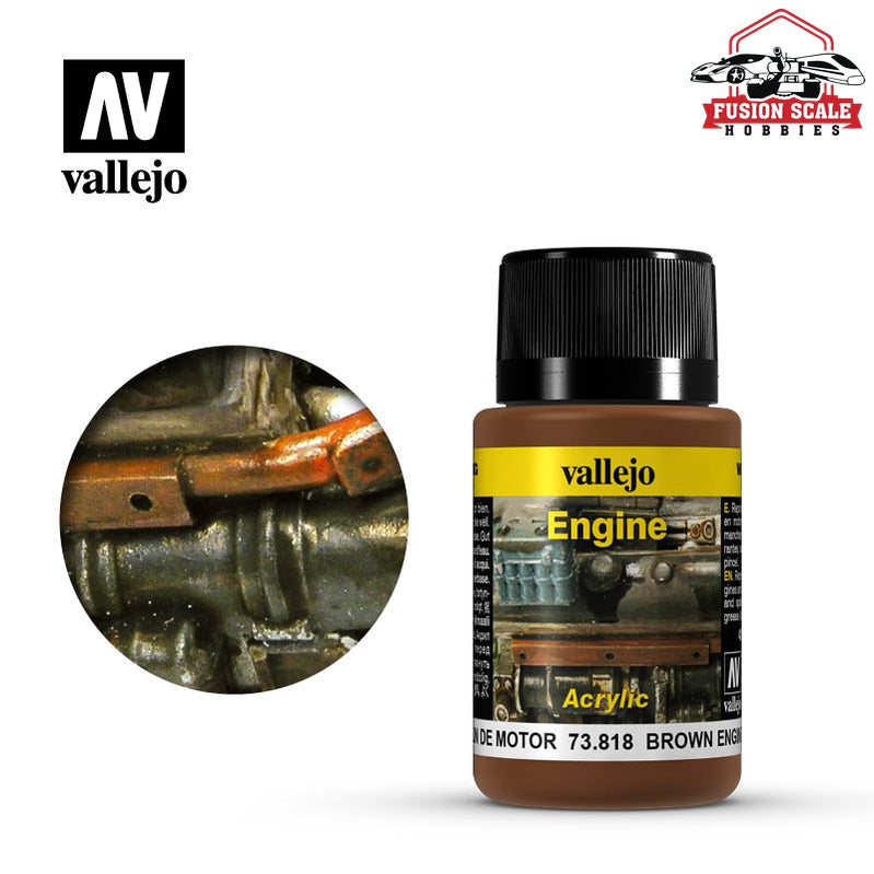 Vallejo Brown Engine Soot Weathering Effect VLJ73818 — exact product reference