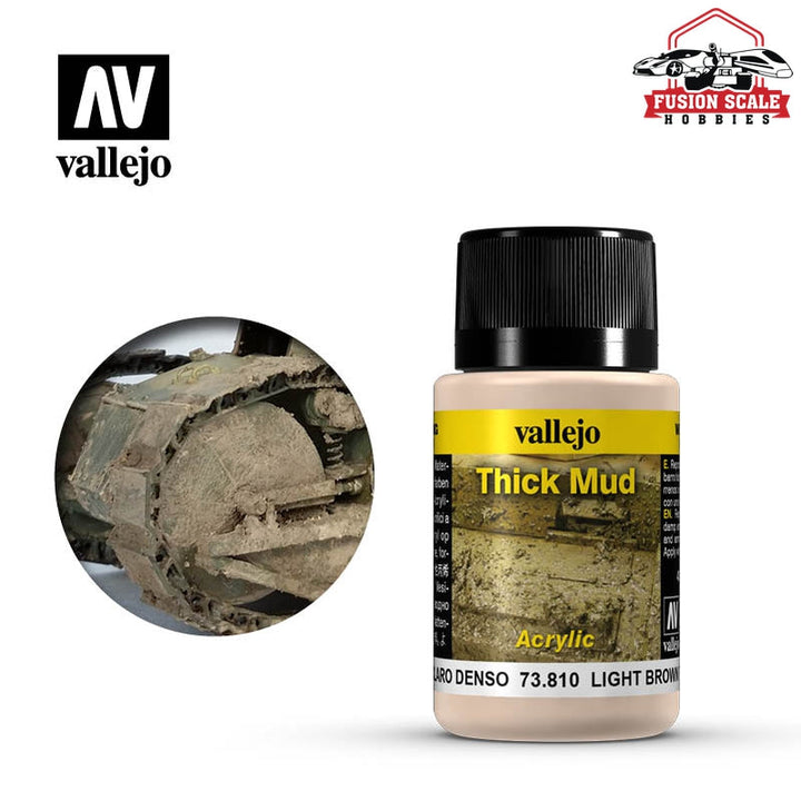 Vallejo Light Brown Mud Weathering Effect 73810 — exact product reference