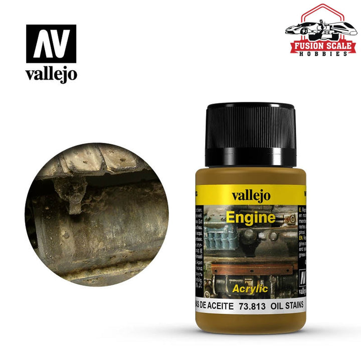 Vallejo Engine Oil Stains Weathering Effect VLJ73813 — exact product reference