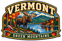 Vermont heritage badge embroidery artwork