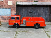 Lesney Matchbox No.29 Denver Fire Pumper Truck — opposite side view — actual item condition photo